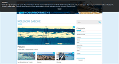 Desktop Screenshot of noleggiobarche.info